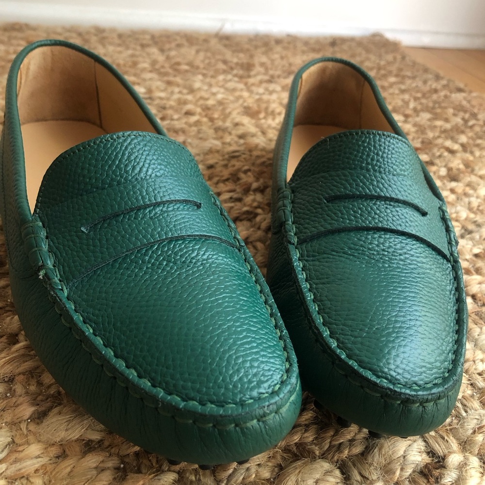 M Gemi The Pastoso. Italian Leather Penny Driving Loafer. Size 38.5 - Picture 10 of 16
